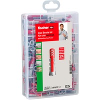 fischer Scatola Meister DUOPOWER, Tassello grigio chiaro/Rosso