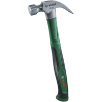 Bosch 1600A02ZA2 martello Martello da carpentiere Verde verde/Nero, Martello da carpentiere, Acciaio al carbonio, Fibra di vetro, Verde, 131 mm, 330 mm