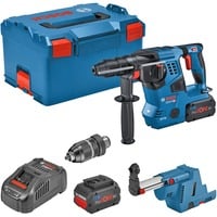 Bosch GBH 18V-28 CF PROFESSIONAL SDS-plus, Trapano a percussione blu/Nero, SDS-plus, Nero, Blu, Rosso, Motore senza spazzole, 2,8 cm, 3,3 J, 4220 bpm