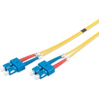 Digitus Cavo patch LWL, duplex, connettore SC > SC, singlemode OS2 giallo