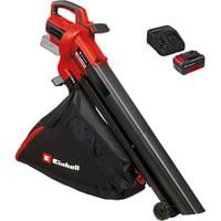 EINHELL Power X-Change Akku-Laubsauger VENTURRO 18/210 Kit, 18Volt, Soffiafoglie / Soffiante rosso/Nero