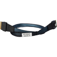 Icy Dock Cavo SlimSAS x8 SFF-8654 > SlimSAS x8 SFF-8654 Nero