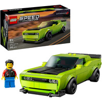 Speed Champions 77237 Sports Car Dodge Challenger SRT Hellcat, Macchina Giocattolo da Gioco e Esposizione, Regalo da 9+, Giochi di costruzione