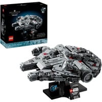 Star Wars 75375 Millennium Falcon, Modellino da Costruire di Astronave per Adulti, Idee Regalo Lui, Lei, Marito o Moglie, Giochi di costruzione