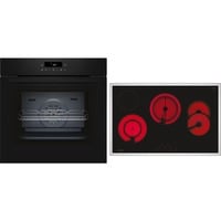 Neff B2CCJ7AK3, Set forno Nero/in acciaio inox