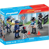 PLAYMOBIL Action Heroes Set di figure Polizia, Giochi di costruzione 