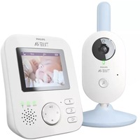 Image of Baby monitor SCD835/26 monitor video per bambino 300 m FHSS Blu, Bianco