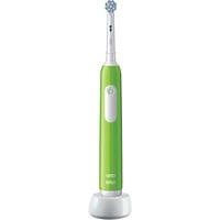 Procter & Gamble Junior 8006540743027 spazzolino elettrico Bambino Spazzolino rotante Verde, Spazzolino da denti elettrico Bambino, Spazzolino rotante, Cura quotidiana, Sensibile, Sbiancante, Verde, 2 min, Morbido