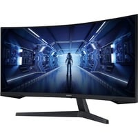Samsung Monitor Gaming Odyssey G5 da 34'' Ultra WQHD Curvo, Monitor di gioco Nero, 86,4 cm (34"), 3440 x 1440 Pixel, UltraWide Quad HD, LED, Nero