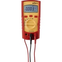 Wiha Multimetro digitale 45218, fino a 600 V AC, CAT IV, Strumento di misura rosso/Giallo
