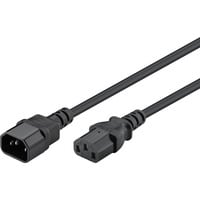 goobay 95287, Cavo di prolunga Nero
