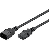 goobay Cavo di prolunga per apparecchiature C14 > C13 Nero