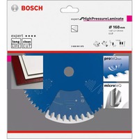 Bosch EXPERT lama per sega circolare per laminato ad alta pressione, Ø 168mm, 52 denti 