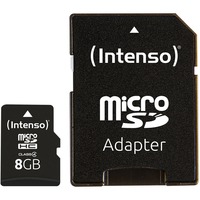 Intenso 3403460 memoria flash 8 GB SDHC Classe 4 8 GB, SDHC, Classe 4, 20 MB/s, 5 MB/s, Resistente agli urti, A prova di temperatura, A prova di raggi X