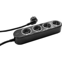 Shelly Multipresa Power Strip 4 Gen4, Ciabatta Nero