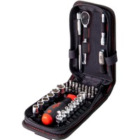 Wiha Set di chiavi a bussola e punte 1/4", 40 pezzi, chiave combinata   