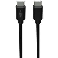 Ansmann Cavo dati e di ricarica USB Tipo-C a Tipo-C Nero