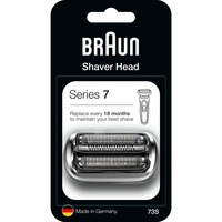 Braun Series 7 73s accessorio per rasoio elettrico Testina per rasatura argento, Testina per rasatura, 1 testina/e, Argento, 18 mese(i), Germania, Braun