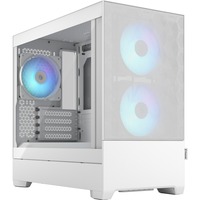 Fractal Design Pop Mini Air Mini Tower Bianco, Chassis Tower bianco, Mini Tower, PC, Bianco, micro ATX, Mini-ITX, Acciaio, Vetro temperato, Multi