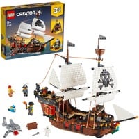 LEGO Creator Galeone dei pirati, Giochi di costruzione Set da costruzione, 9 anno/i, 1262 pz, 2,03 kg
