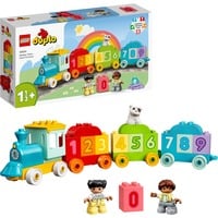 LEGO DUPLO Treno dei numeri - Impariamo a contare, Giochi di costruzione Set da costruzione, Plastica, 23 pz, 532 g