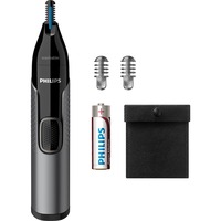 Philips NT3650/16, Tagliapeli Naso ed Orecchie grigio/Nero