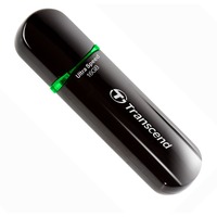 Transcend JetFlash 600 nero lucido, 16 GB, USB tipo A, 2.0, Cuffia, 10,3 g, Nero