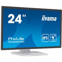 iiyama ProLite T2452MSC-W1 Monitor PC 60,5 cm (23.8") 1920 x 1080 Pixel Full HD LCD Touch screen Multi utente Bianco, Monitor LED bianco/Nero, 60,5 cm (23.8"), 1920 x 1080 Pixel, Full HD, LCD, 14 ms, Bianco