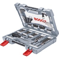 Bosch Premium X-Line Set di punte per trapano 24 pz, Trapano & Set di bit verde, Trapano, Set di punte per trapano, Cemento, Metallo, Legno, 3 - 10 mm, 2 - 6 mm, Grigio, Acciaio inox