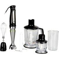 Braun MultiQuick 7 MQ 7045X 1,25 L Frullatore ad immersione 1000 W Nero, Acciaio inossidabile, Frullatore a immersione Nero/in acciaio inox, Frullatore ad immersione, 1,25 L, Tritaghiaccio, 1,2 m, 1000 W, Nero, Acciaio inossidabile