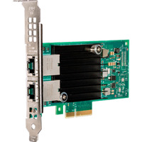 Intel® X550T2 scheda di rete e adattatore Interno Ethernet 10000 Mbit/s Interno, Cablato, PCI Express, Ethernet, 10000 Mbit/s, Verde, Argento, Vendita al dettaglio