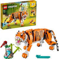 LEGO Creator 3-in-1 Tigre maestosa Set da costruzione, 9 anno/i, Plastica, 755 pz, 865 g