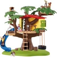 Schleich Adventure tree house, Gioco figura 3 anno/i, Multicolore