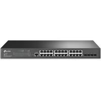 TP-Link TL-SG3428 switch di rete Gestito L2/L3 Gigabit Ethernet (10/100/1000) 1U Nero Gestito, L2/L3, Gigabit Ethernet (10/100/1000), Montaggio rack, 1U