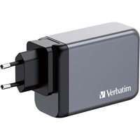 Verbatim GNC-240 Universale Nero, Grigio AC Ricarica rapida Interno, Caricabatterie grigio, Interno, AC, 28 V, Nero, Grigio
