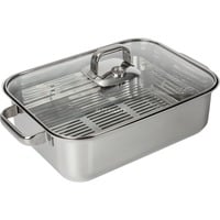 WMF 17.4002.6040 pentola a vapore 1 cestello/i Acciaio inox accaio, 1 cestello/i, Acciaio inox, Vetro, Plastica, Acciaio inox, 270 mm, 410 mm