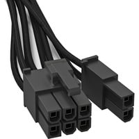 be quiet! CP-6610 0,6 m, Cavo Nero, 0,6 m, PCI-E (6+2 pin), PCI-E(6+2 pin), Maschio, Maschio, Dritto