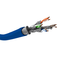 goobay Cavo di rete Cat.7a S/FTP (PiMF) Dca blu
