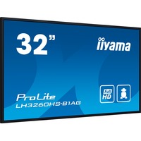 iiyama LH3260HS-B1AG visualizzatore di messaggi Pannello A digitale 80 cm (31.5") LED Wi-Fi 500 cd/m² Full HD Nero Processore integrato Android 11 24/7, Public Display Nero, Pannello A digitale, 80 cm (31.5"), LED, 1920 x 1080 Pixel, Wi-Fi, 24/7