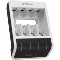 Ansmann Comfort Smart Batteria per uso domestico USB bianco/Nero, Nichel-Metallo Idruro (NiMH), Stilo AA, Mini Stilo AAA