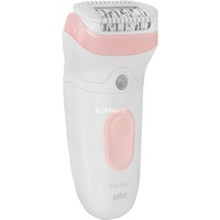 Braun Silk-épil 7 7-000 Rosa, Bianco, Epilatore bianco/Rosa, Rosa, Bianco, Ascella, 0,5 mm, Batteria, Germania