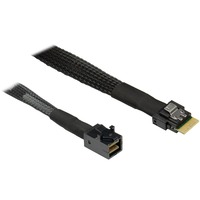 Inter-Tech Cavo SFF 8654-4i > SFF 8643 Nero