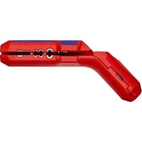 KNIPEX ErgoStrip Blu, Rosso pinza spellacavi, Attrezzo Sverniciatura /smontaggio rosso/Blu, 1,3 cm, 8 mm, Plastica, Blu, Rosso, 13,5 cm, 74 g