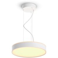 Philips Hue Lampada a sospensione Enrave, Luce LED bianco, Philips Hue White ambiance Lampada a sospensione Enrave, Luce a sospensione intelligente, Bluetooth/Zigbee, Bianco, LED, Metallo, Lampadina/e non sostituibile/i