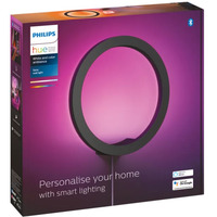 Philips Hue White & Color Ambiance Sana Lampada da Parete, Luce LED Nero