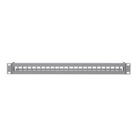 Ubiquiti Pannello patch Keystone vuoto, 24 porte, Patch Panel 