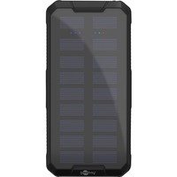 goobay Powerbank a ricarica rapida per esterni 20.000 mAh con solare Nero