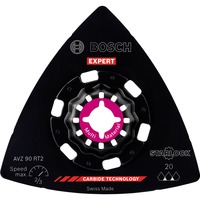 Bosch Expert piastra abrasiva in carburo AVZ 90 RT2 MultiMaterial, Ø 90mm, Mola abrasiva 