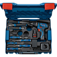 Bosch Trapano avvitatore a batteria GSR 12V-15 Professional Set, 12Volt blu/Nero