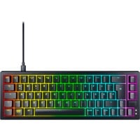 CHERRY K5V2 Compact tastiera Gaming USB QWERTZ Tedesco Nero, Tastiera da gioco Nero, Cablato, USB, Interruttore a chiave meccanica, QWERTZ, LED RGB, Nero